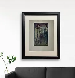 ThePablo Picasso Original Print Hand Signed By P. Picasso In 1954. Pablo Picasso Original Print, with Certificate of...