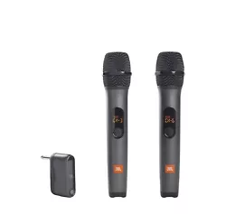 JBL Wireless Two Microphone System with Dual-Channel Receiver. It’s time for you to take center stage. JBL wireless...