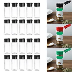 10 Plastic Spice Bottles Reusable Containers Jars with Sifter Lid. Set Include: 10/20Pcs Spice Jars. 10/20 PCSSpice...