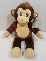 Build A Bear Smile Monkey II Plush Brown 18