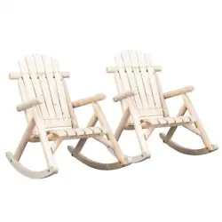 Relax and enjoy a soothing cup of morning coffee on our rocking chair. The simple and classic design provides a...