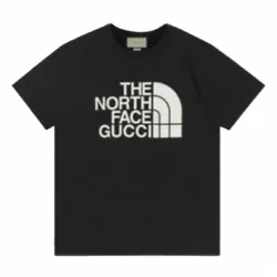 100% Authentic THE NORTH FACE X GUCCI COTTON T-SHIRT BLK/WHT SIZE XXS. Ships with UPS Ground.