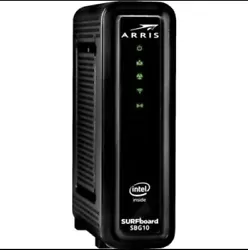 ARRIS SURFboard SBG10 DOCSIS3.0 16x4 Gigabit Cable Modem & Router AC1600Mbps. No box new without box