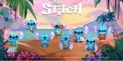 #3: Cool Stitch. #1: Surfer Stitch. #4: Sippin Stitch. #5: Ukelele Stitch. #6: Hula Stitch. #7: Sittin Stitch.