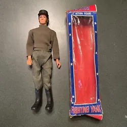 Vintage Mego Fighting Yank Military and Adventure Action Figure Doll 70s W/ Box. Figure is #3316Action figure itself is...