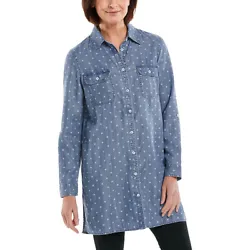 Inspired by the customer-favorite Santorini tunic, this go-with-everything button up shirt is lightweight and...
