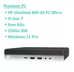 Faites lexpérience d’une informatique puissante et compacte avec le mini PC HP EliteDesk 800 G3. Conçu pour offrir...