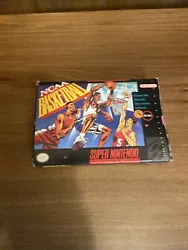 NCAA Basketball (Super Nintendo Entertainment System, 1992). The manuals are not in good condition. This is untested....
