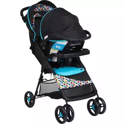 Feather stroller has an easy lift and fold feature that makes folding a snap. Stroller accommodates children up to 40...