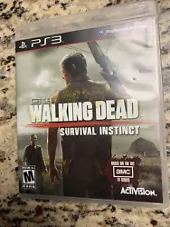 Complete as seen in photos Disc is in excellent condition The Walking Dead: Survival Instinct PlayStation 3 PS3....