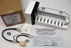 This IM943 Icemaker is covered by a manufacture 1 year warranty. The cord plugs into the head of the icemaker then into...