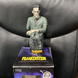 Boris Karloff as Frankenstein Limited Edition Bust Statue, Universal X-Plus SOTA. Sold as is, box bit damaged but...