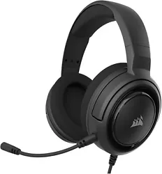 Slip this CORSAIR H35 stereo gaming headset on for clear communication. Local pick-up is not allowed.