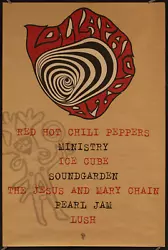 36x24 Soundgarden RHCP Ministry MINT! MINT Condition.