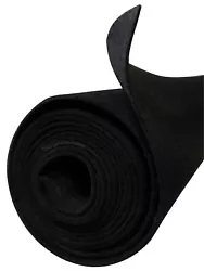 POLYMAT BACKED CARPET. 4 ROLLS OF 10FT EACH FOR A TOTAL OF 40 foot long by 3.75 foot wide BLACK carpet. trunk, dash,...