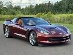 ****New Arrival*****2016 GORGEOUS Stingray in Long Beach Red Metallic over Kalahari Leather C7...
