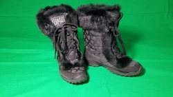 Coach Black Jennie Winter Boots Womens US Size 6B Est 1941 Logo lace up.  Great used condition.  Soles show very...