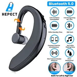 Wireless Bluetooth 5.0 Earpiece Headset Driving Trucker Earbuds Noise Cancelling  Specifications:  Charging Time: 1.5h...