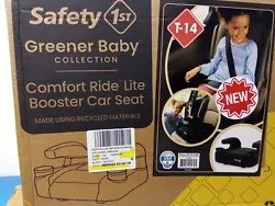 Safety 1ˢᵗ Greener Baby Comfort Ride Lite Booster Car Seat, Pure Black
