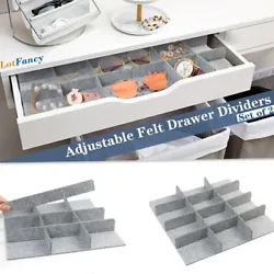 These storage dividers will help you manage your drawer space s easily. Our grid drawer organizer s fit i n kitchen...