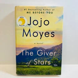 Title The Giver of StarsAuthor Jojo MoyesFiction NovelCondition Good- dust jacket shows wear- Inside has no...