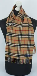 Light weight scarf made of 100%LAMBSWOOL. 100% GENUINE BURBERRY SCARF Excellent condition. This Burberry scarf is in an...