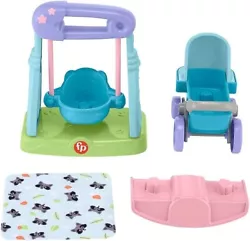 In this bundle, youll find a Teeter Totter, a Stroller, a cozy Blanket, and a Swing – everything you need to enhance...