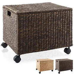 Handwoven filing cabinet: Add a touch of rustic elegance to your decor with Casafields filing cabinet. Crafted with...