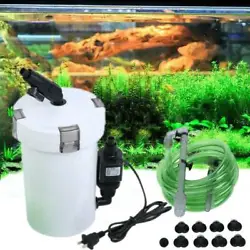 Small, convenient outside-the-tank canister filter perfect for mini cube or nano tanks up to 40 gallons. It can be...