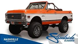 With its sharp-looking colors, big block V8 power, 4x4 prowess, and full convertible appeal, this 1972 Chevrolet K5...