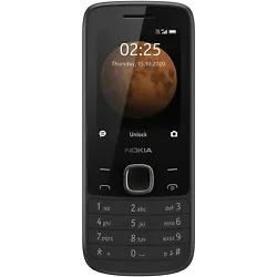 1 x Nokia 225 4G - Black (Unlocked) Cell Phone. Network: Unlocked. Model: 225 4G. 1 x Battery Door. 1 x Standard Li-Ion...