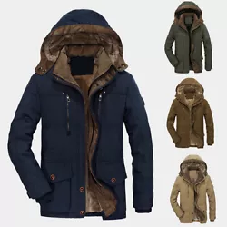 (Applicable Season:Autumn And Winter. Collar Style:Hooded. Filling:not applicable. Thickness:Thick （Winter). Drip dry...