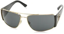 Model: VE2163 | Color: 100287 Sunglasses GOLD w/ GREY Lens. UV400 lenses. Quality Products. Item model number: 2163...