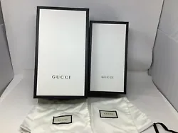 GUCCI EMPTY Box From Shoes Sneakers 2 Dust Bag.