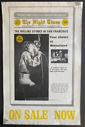 Photo of Mick Jagger and band. See photos for details of condition. They will cover all areas of popular culture:...