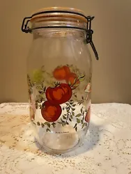 Spice Of Life Vintage Jar w Lid. No damage Holds 2 liters