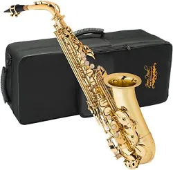 The Jean Paul alto sax features beautiful yellow brass body construction, power forged keys, a strong bell brace for...