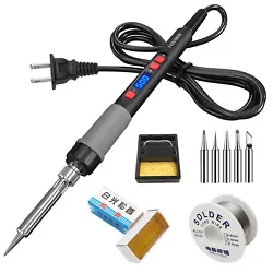 Feature Upgraded Ceramic Heating Core - 15s fast heating,heat-up is three times faster than other soldering iron.Using...