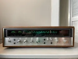 You are purchasing a Sansui model 5500 stereo receiver. I hooked up a speaker to the radio on an FM station and it...