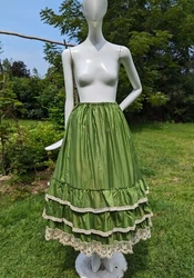 CONDITION : NO FLAWS FOUND BUT THE ELASTIC WAIST IS LOOSE AND I PERSONALLY WOULD TIGHTEN WITH A PROPER ELASTIC SUITED...