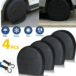 Fit For Rv, Trailers, Campers, Cars, and Trucks. Type: Wheel Tire Dustproof Covers. 4 x Wheel Tire Dustproof Covers...