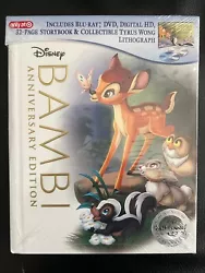 THIS ITEM IS FOR THE TARGET EXCLUSIVE STORYBOOK EDITION OF BAMBI! THIS INCLUDES THE BLU-RAY, DVD AND DIGITAL!