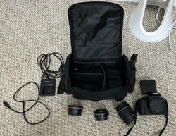 Contents- Canon EOS 2000D- Canon EFS 18-55mm lens (MACRO 0.25m/0.8ft)- Canon 40mm lens (MACRO 0.3m/0.98ft)- XPIX Pro...