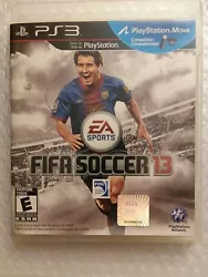 FIFA Soccer 13 (Sony PlayStation 3, 2012). Condition is Good. Shipped with USPS First Class.