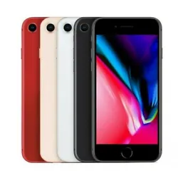 USED Apple iPhone 8 A1863 64GB Space Gray, Gold, Silver, Red GSM and CDMA UNLOCKED. USADO Apple iPhone 8 A1863 64GB...
