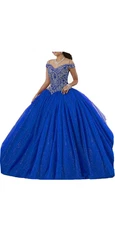 Graceprom Womens Puffy Crystal Quinceanera Gown size 8. This beautiful dress has been worn. One time condition is like...