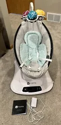 The 4moms MamaRoo Multi-Motion Baby Swing-. Soothe your baby with one of the four built-in sounds, or connect any MP3...