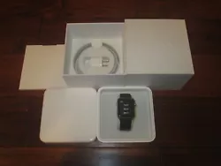 FOR SALE USED Apple Watch 42mm Stainless Steel Case Black Sport Band - (MJ3U2LL/A).