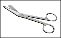 Hand-crafted stainless steel with angled blades for the ease of cutting bandages, gauze, dressings, tourniquetsand...