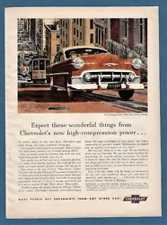 Original print ad from 1953 magazine. Very good condition.